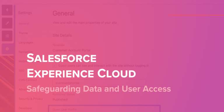Read more about the article Safeguarding Data and User Access in Salesforce Experience Cloud Sites