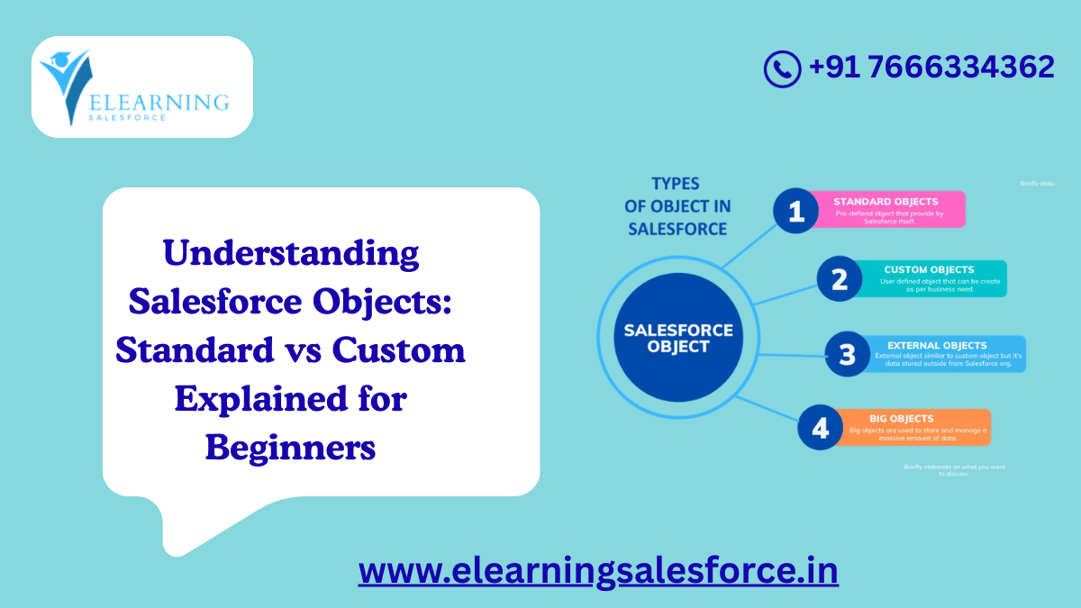 Read more about the article Understanding Salesforce Objects: Standard vs Custom Explained for Beginners