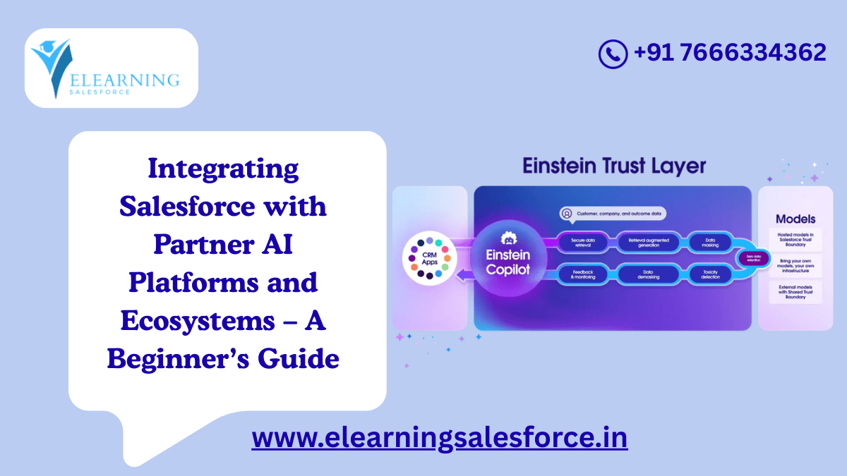 Read more about the article Integrating Salesforce with Partner AI Platforms and Ecosystems – A Beginner’s Guide